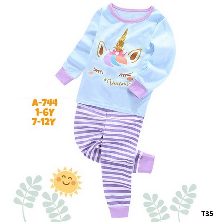 baju tidur anak unicorn